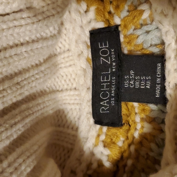 RACHEL ZOE TURTLENECK SWEATER SZ SM - Picture 6 of 9